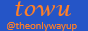 theonlywayup button